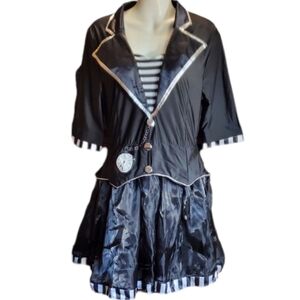 SUIT YOURSELF dark mad hatter costume OS